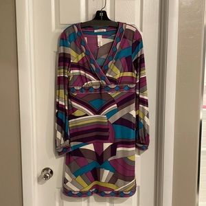 Laundry Pattern Dress - 100% Silk